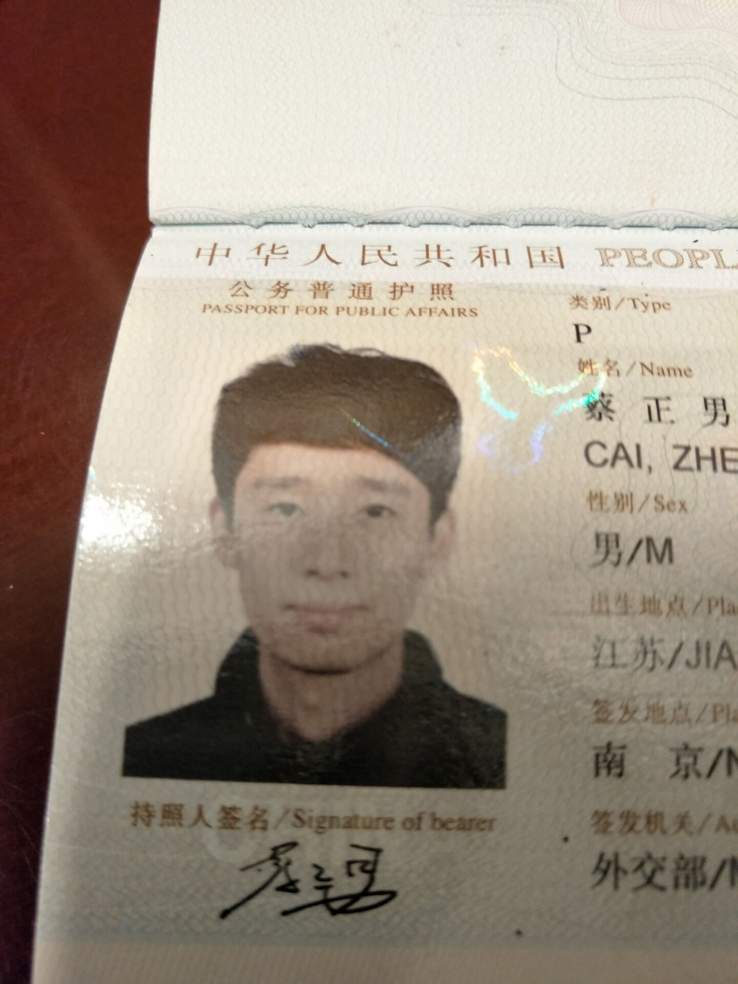 CAI Zhengnan