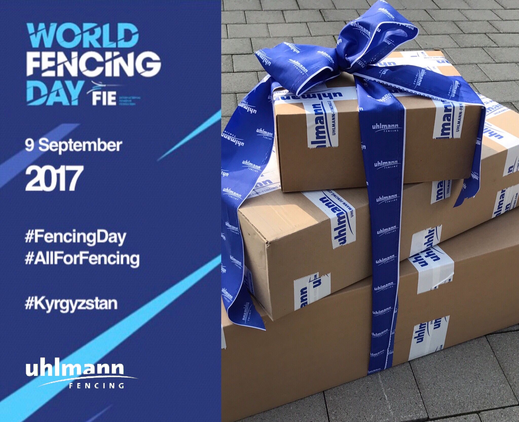 Uhlmann Donates Fencing Gear to Kyrgyzstan on World Fencing Day