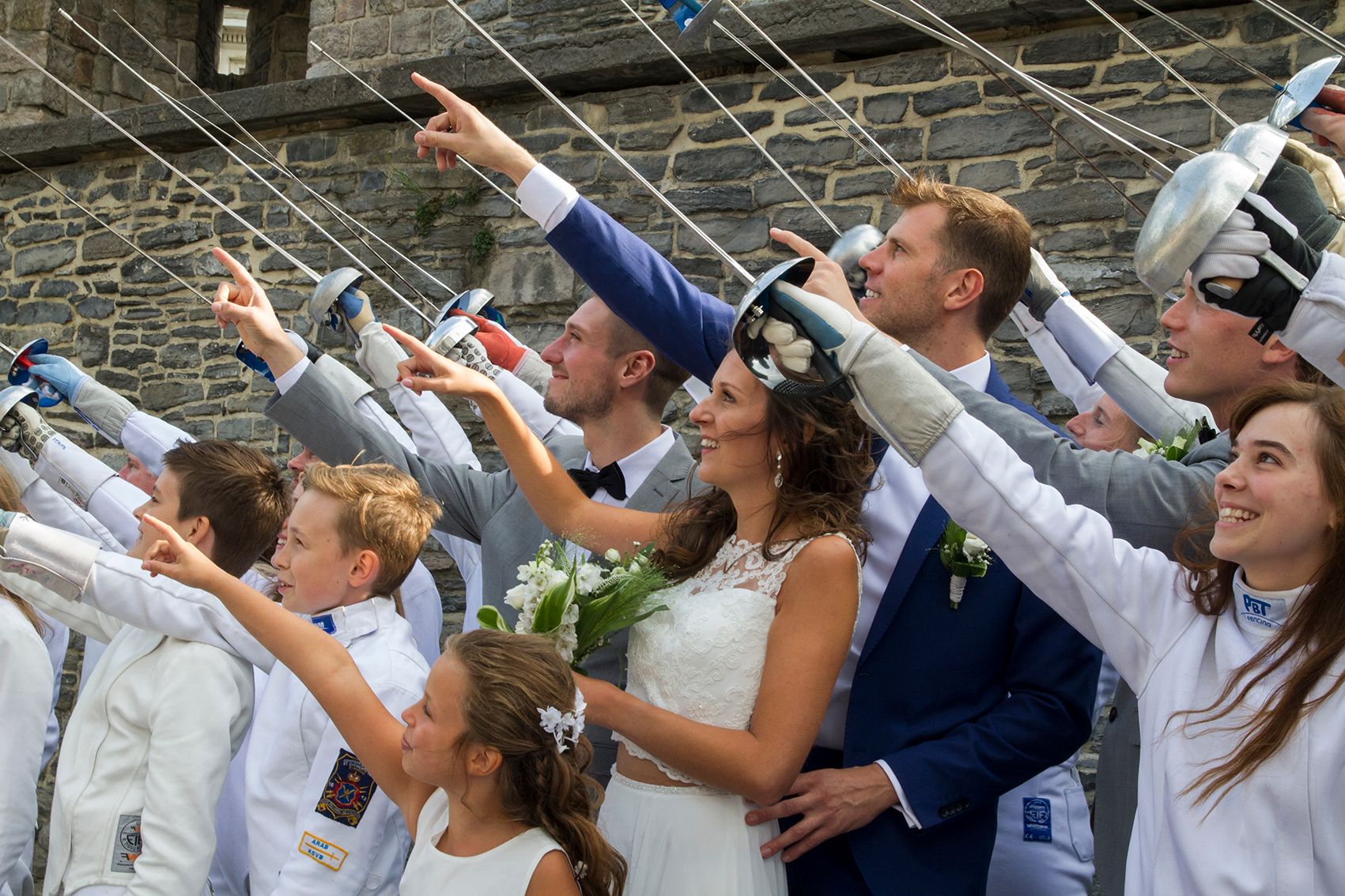 Olympic fencing weds at world's oldest fencing club 