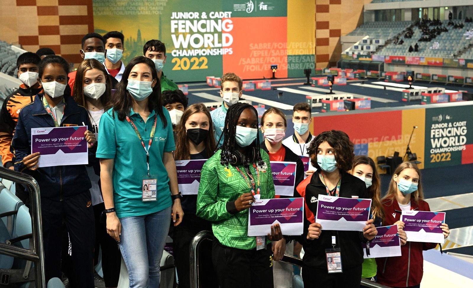 Athlete365 Career+ workshop held at Dubai 2022 Junior & Cadet Fencing World Championships