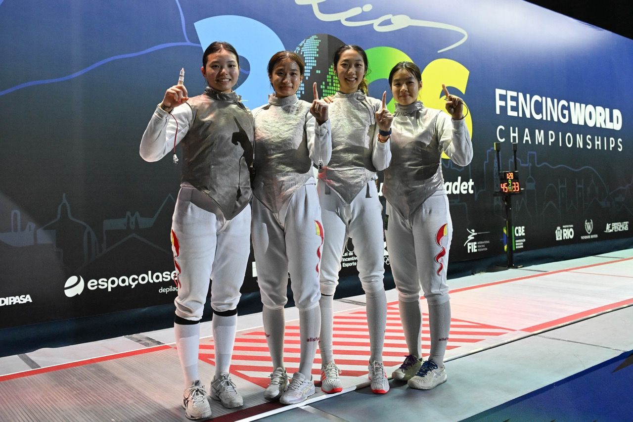 China Captures First Junior Women’s Team Foil World Title in Rio Thriller