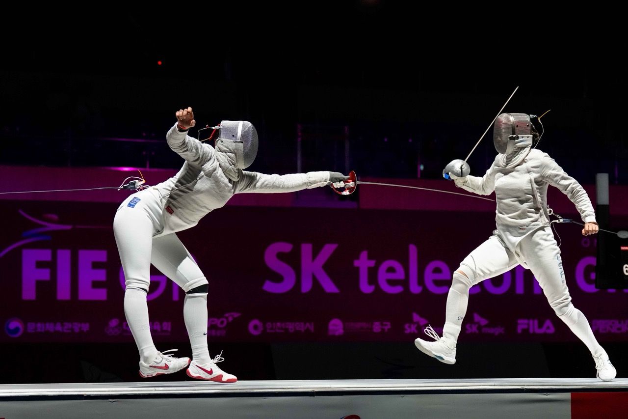 Sebastian Patrice and Yana Egorian take Gold at the SK Telecom Incheon Sabre Grand Prix