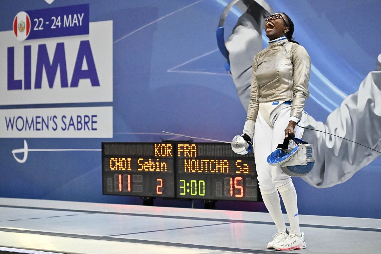 France’s Sarah Noutcha Is Golden at the Lima World Cup in Women’s Sabre