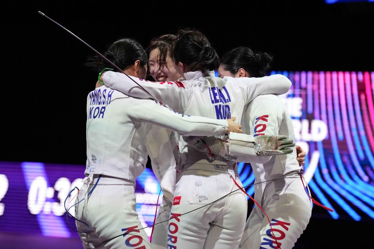 Korea Triumphs in St Maur to Secure Women’s Epee Team Gold