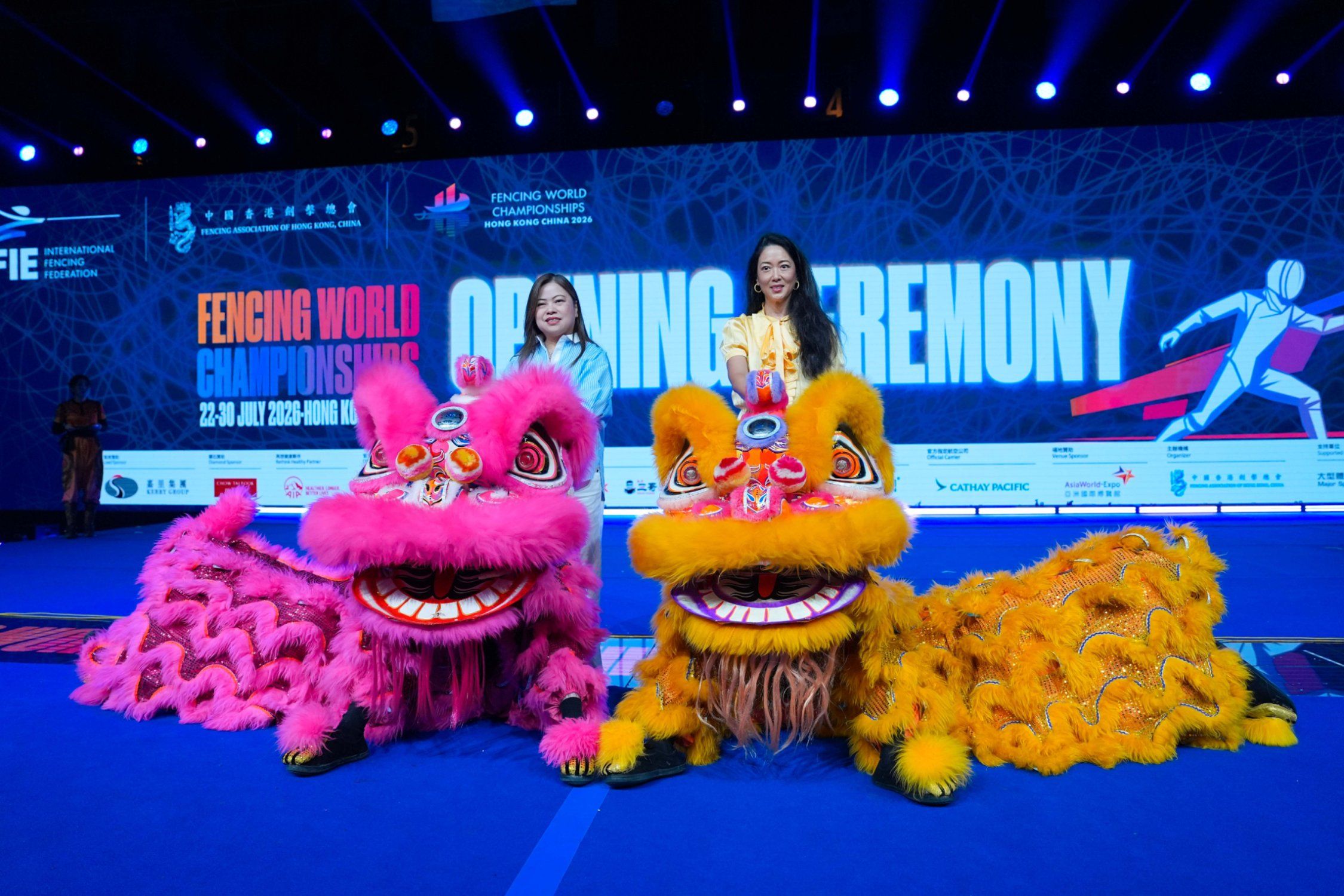 HONGKONGERS COME OUT IN DROVES TO CELEBRATE OPENING OF FENCING WORLD CHAMPIONSHIPS