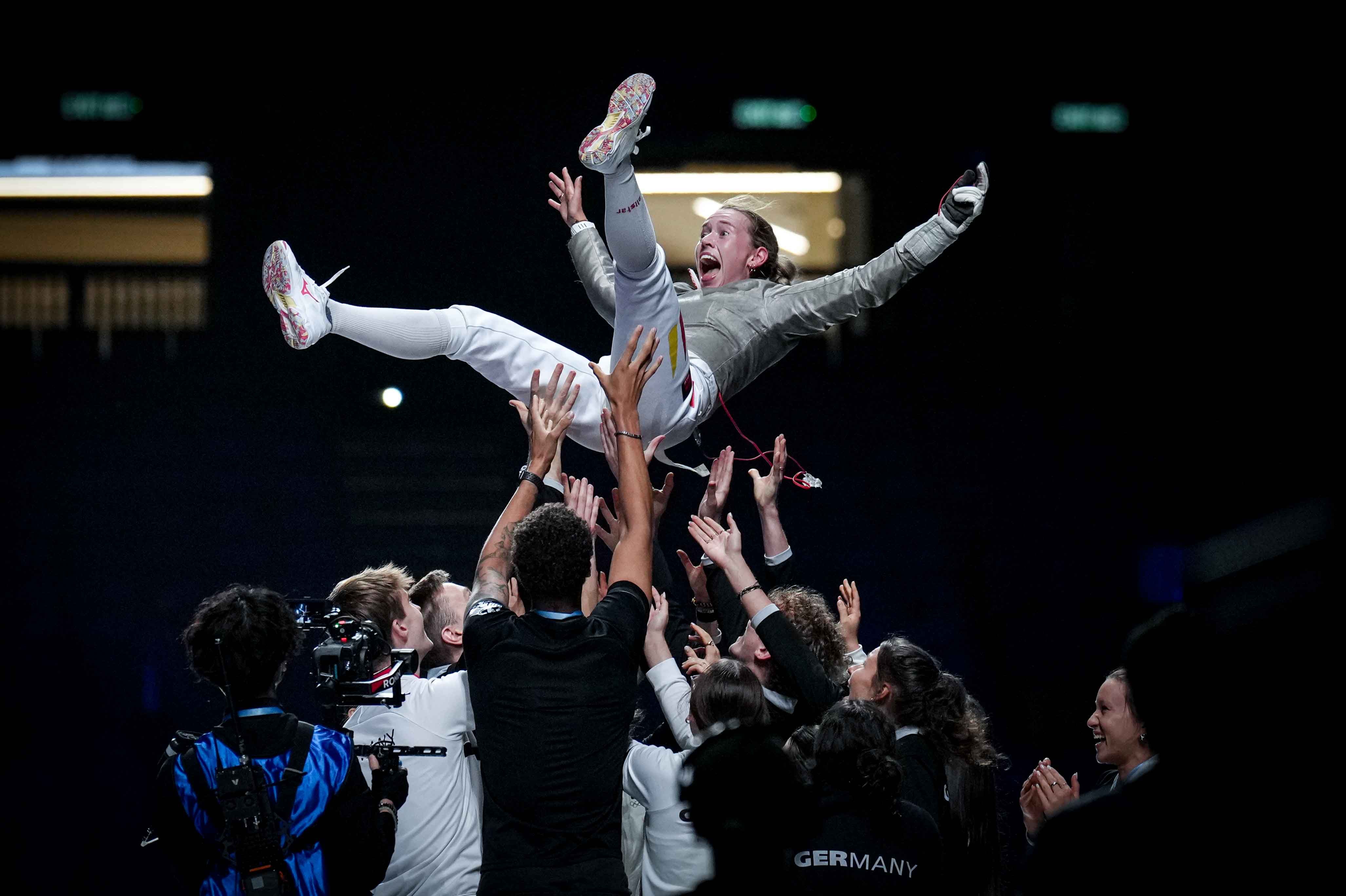EIFLER MAKES HISTORY FOR GERMANY WITH STUNNING WOMEN'S SABRE WORLD TITLE