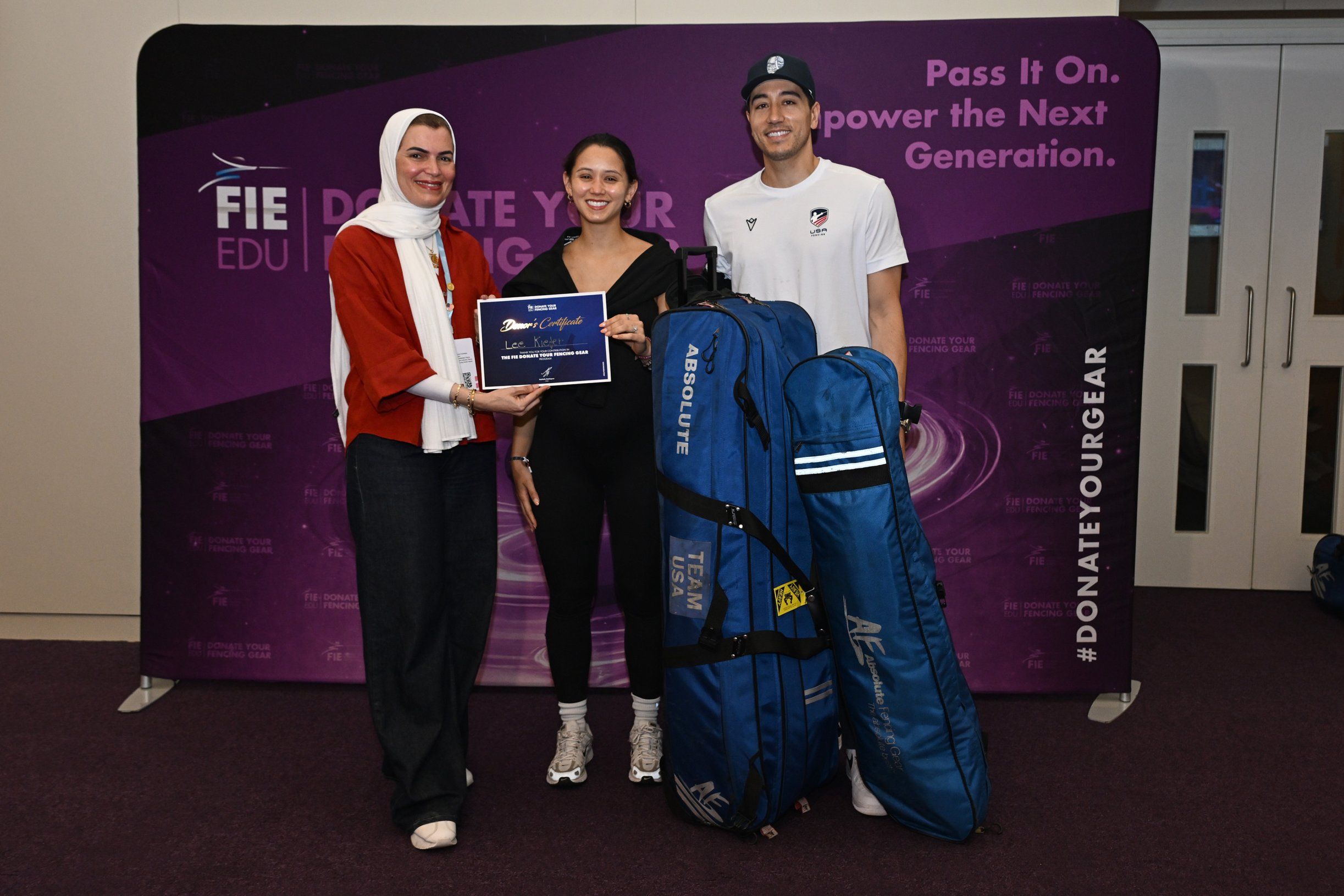 NO GEAR LEFT BEHIND: KIEFER AND MEINHARDT BRING GIFT OF GIVING TO HONG KONG