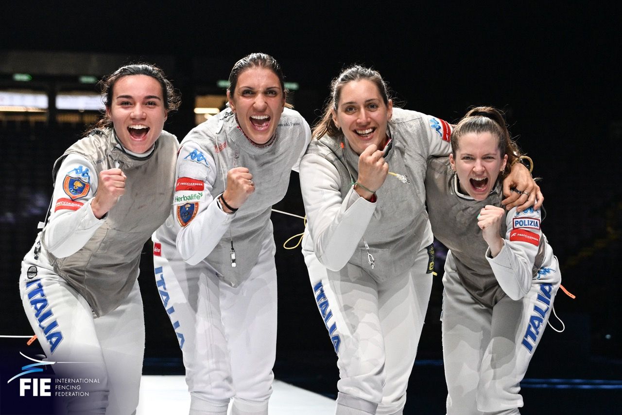 Unbeaten Italy Completes Seasonal Sweep with Women's Team Foil World Title