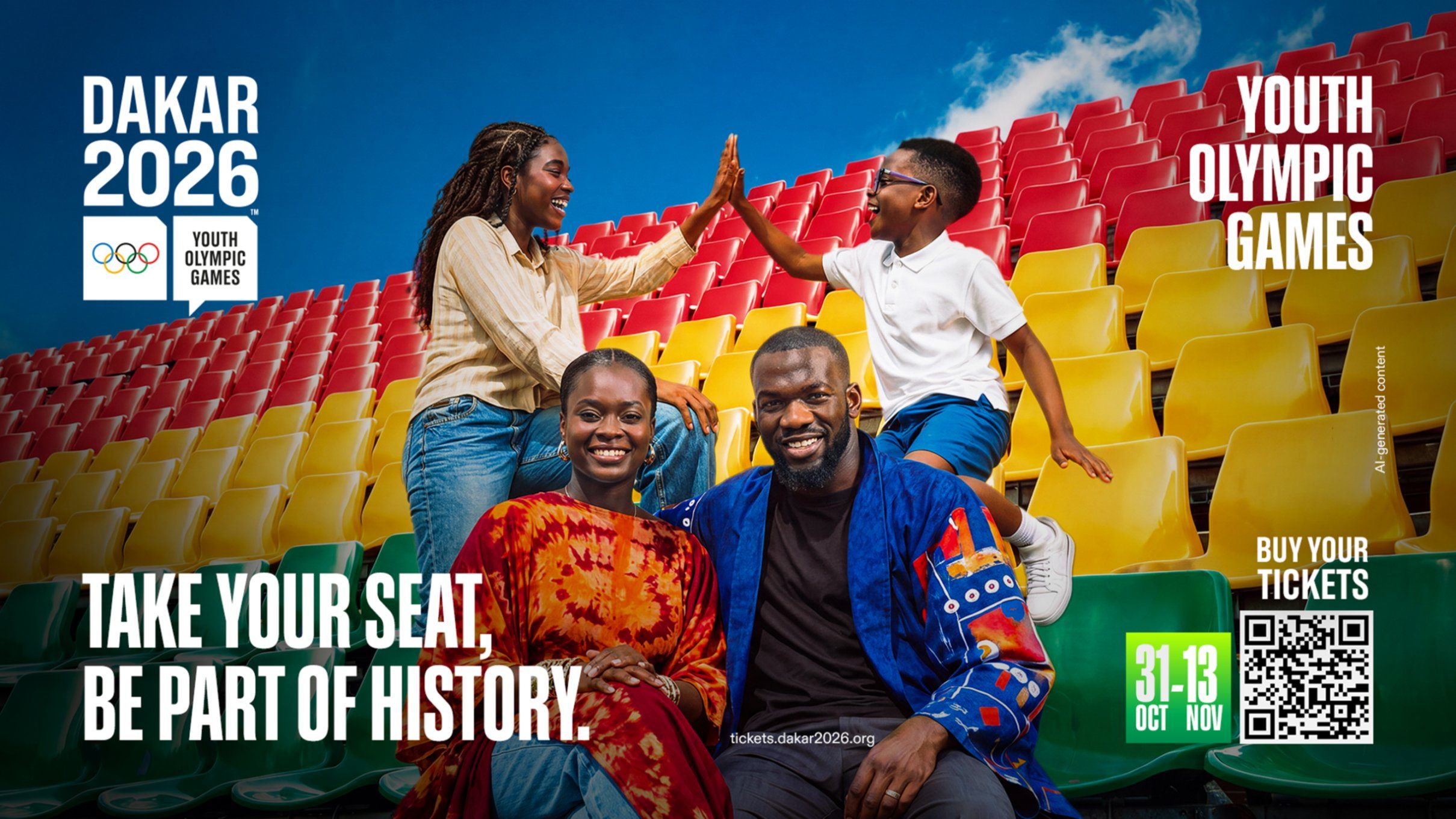 Dakar 2026: Ticket sales open as excitement builds for Africa's first Olympic sporting event