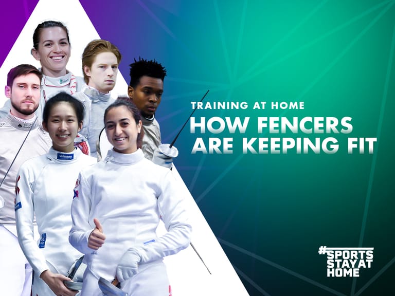 Training at home: how fencers are keeping fit 